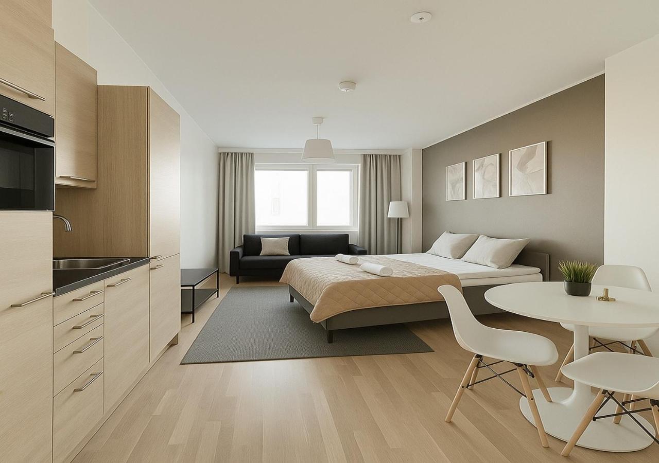 City Home Finland Arena Suite - Perfect Location With City View 坦佩雷 外观 照片